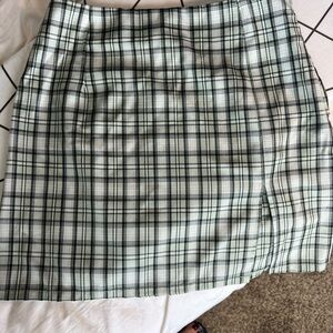 Princess Polly Black and White Plaid Pencil Skirt
